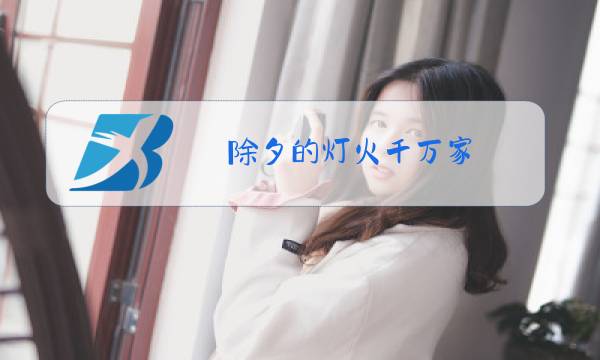 除夕的灯火千万家图片