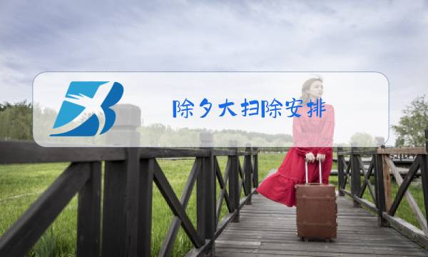 除夕大扫除安排图片