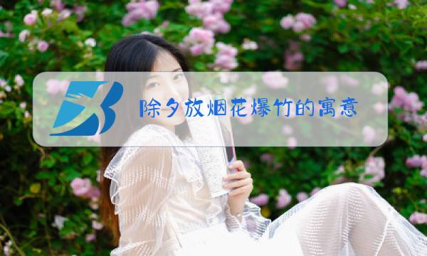 除夕放烟花爆竹的寓意图片