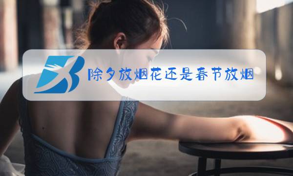 除夕放烟花还是春节放烟花图片