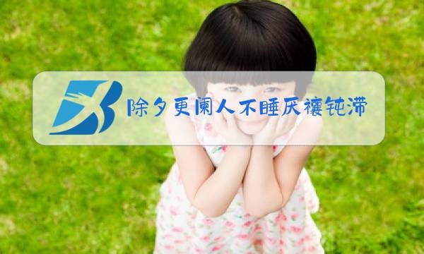 除夕更阑人不睡厌禳钝滞迎新岁什么意思图片