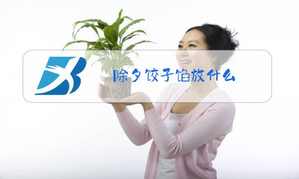 除夕饺子馅放什么图片