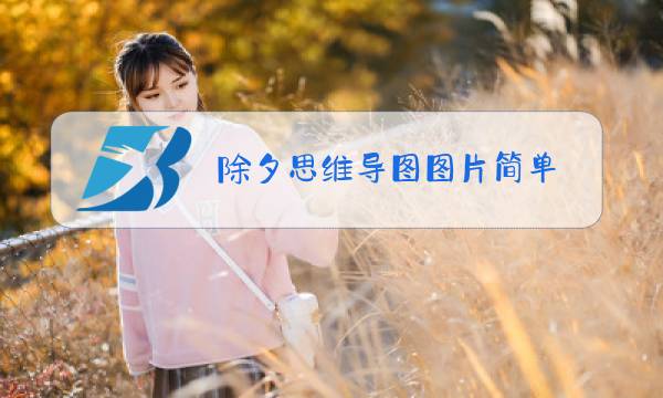 除夕思维导图图片简单图片