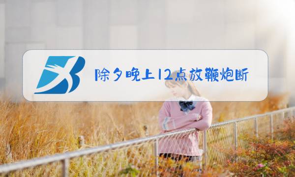 除夕晚上12点放鞭炮断火了图片