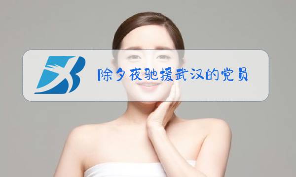 除夕夜驰援武汉的党员图片