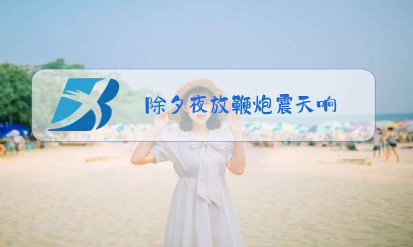 除夕夜放鞭炮震天响图片
