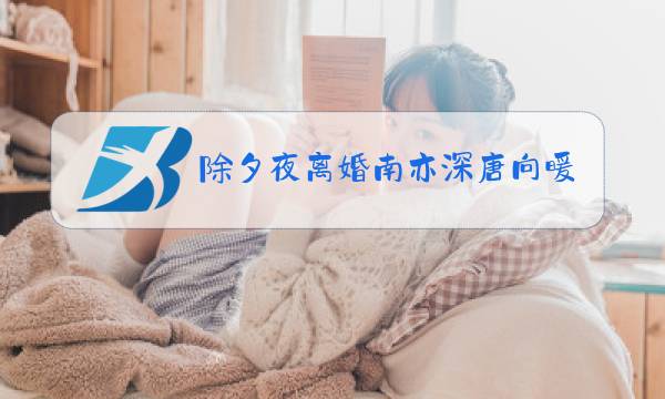 除夕夜离婚南亦深唐向暖图片