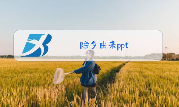 除夕由来ppt图片