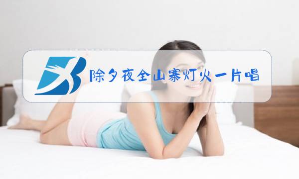 除夕夜全山寨灯火一片唱词原文图片