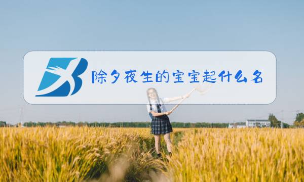 除夕夜生的宝宝起什么名字图片