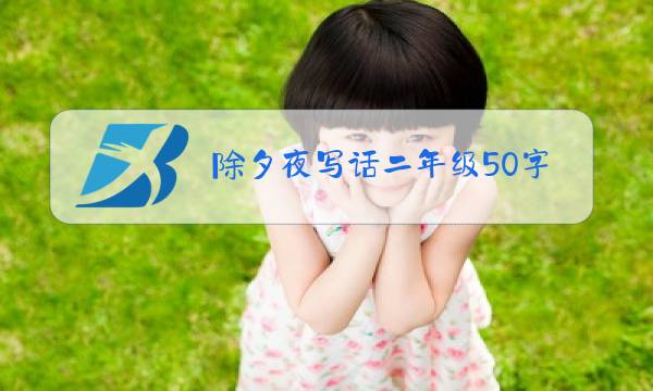 除夕夜写话二年级50字图片