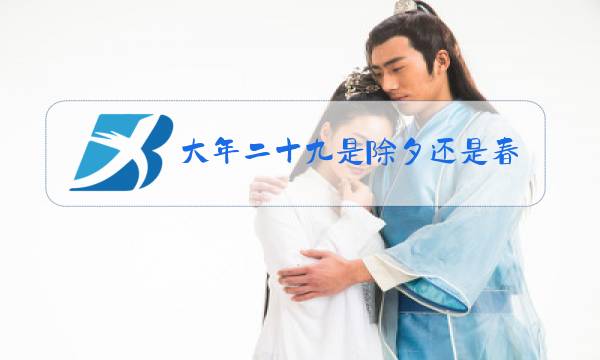 大年二十九是除夕还是春节图片