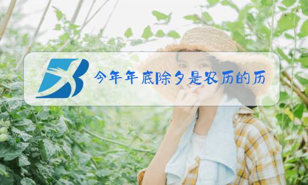 今年年底除夕是农历的历的多少图片