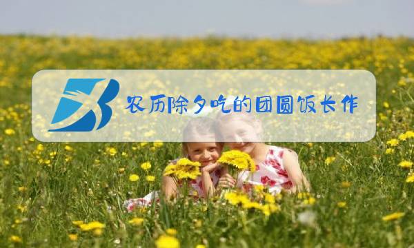 农历除夕吃的团圆饭长作叫什么图片