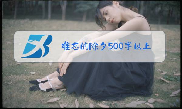 难忘的除夕500字以上图片