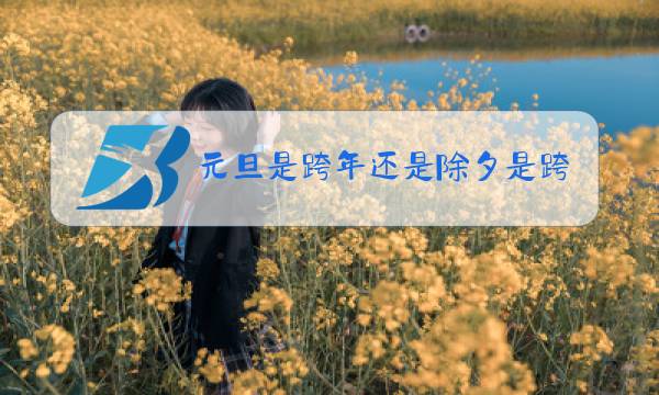 元旦是跨年还是除夕是跨年图片