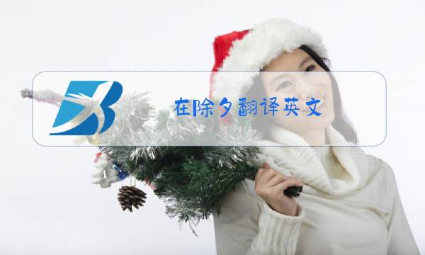 在除夕翻译英文图片
