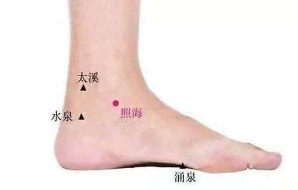 照海穴的准确位置图_照海穴