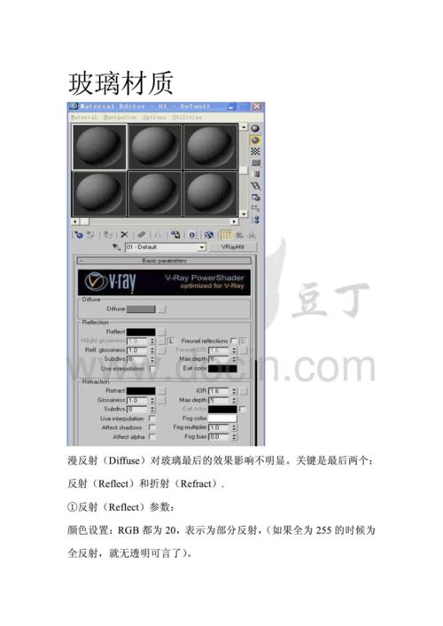 3d印花玻璃材质参数配图