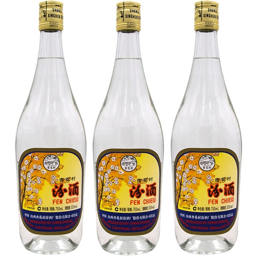 53度杏花村酒玻璃瓶价格表配图