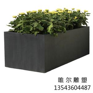 广东玻璃钢花钵配图
