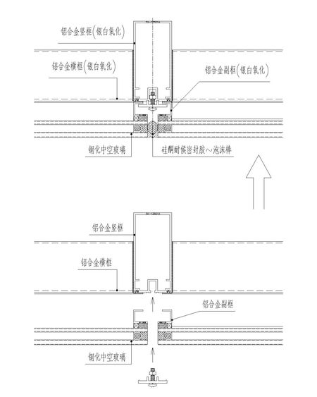 玻璃幕墙玻璃怎么固定的配图