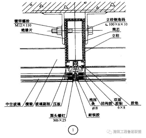 玻璃幕墙沉降观测点方案配图