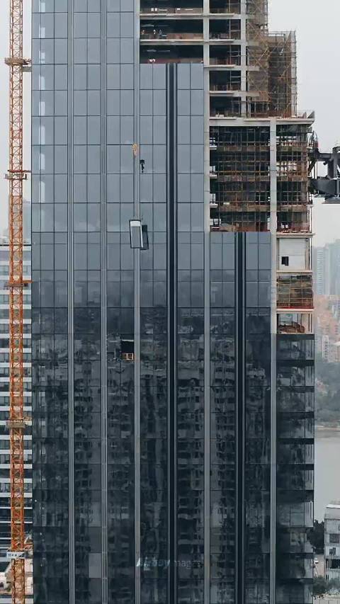 玻璃幕墙大楼怎么防盗配图