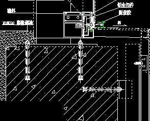 玻璃幕墙底部收口采用不锈钢包边配图