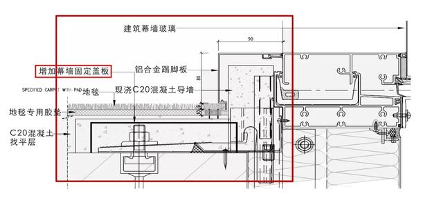 玻璃幕墙封堵做法配图