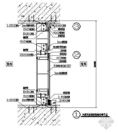 玻璃幕墙符号大全配图