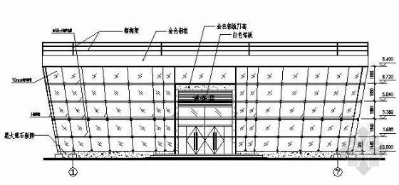 玻璃幕墙钢构架配图