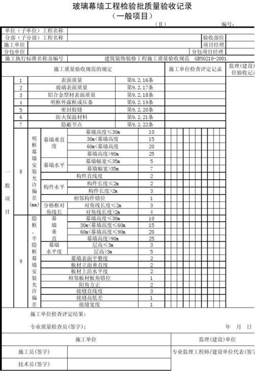 玻璃幕墙检测项目有哪些配图