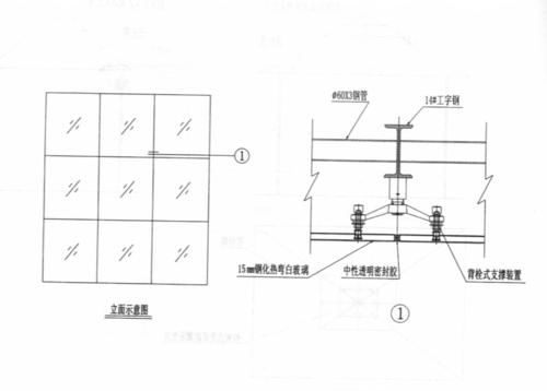 玻璃幕墙可以打孔吗配图