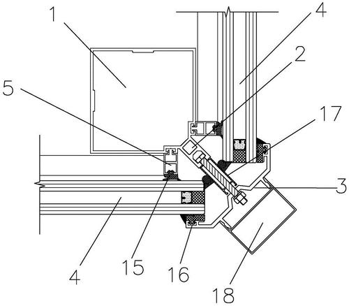 玻璃幕墙连接结构配图