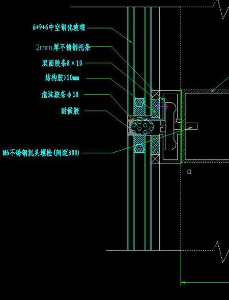 玻璃幕墙双面贴厂家配图