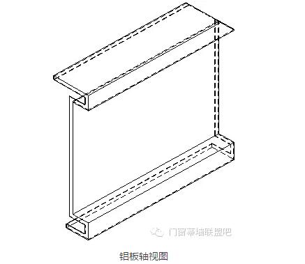 玻璃幕墙下料加工图配图