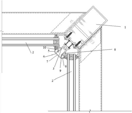 玻璃幕墙阴角节点配图