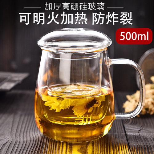 带盖的玻璃杯喝什么茶叶配图