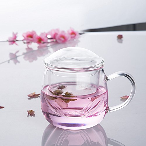 带花图案的玻璃杯配图