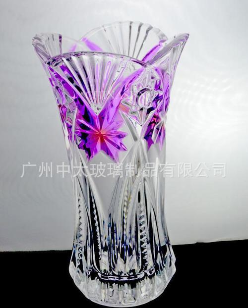 雕花玻璃花瓶厂家配图