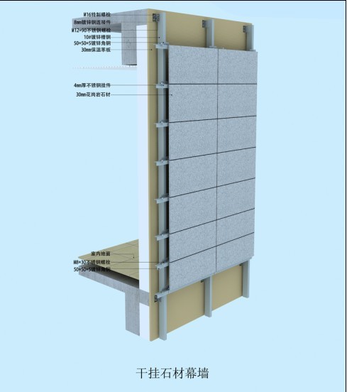 干挂石材玻璃幕墙哪个贵配图