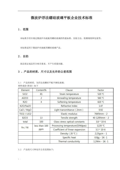 高硼硅玻璃的执行标准配图