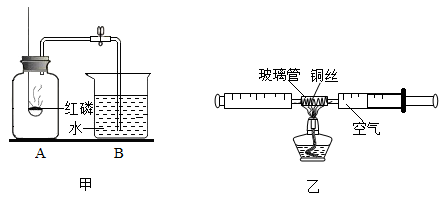 红磷燃烧玻璃管的作用配图