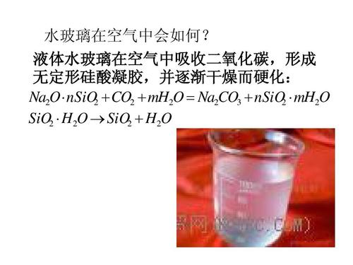 关于水玻璃的硬化说法错误的是在空气中配图