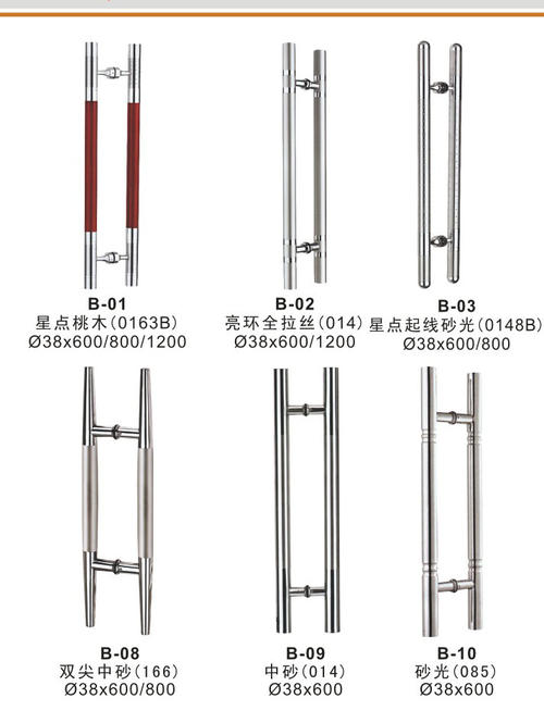 换玻璃门拉手配图