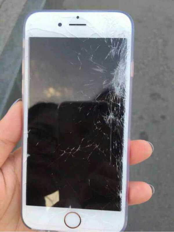 iphone8p换后玻璃多久可以拆皮筋配图