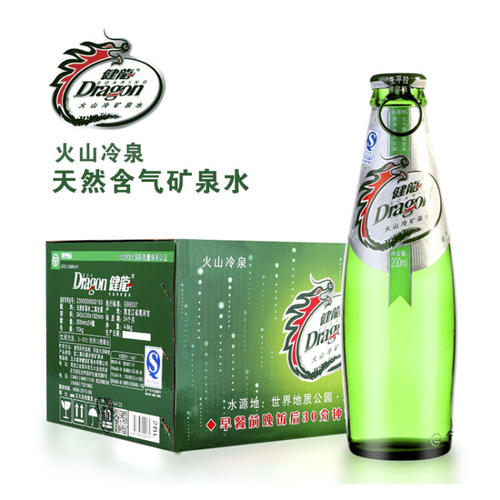健龙矿泉水玻璃瓶和塑料瓶的区别配图