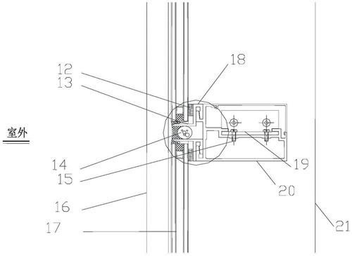 幕墙玻璃垫条专利配图