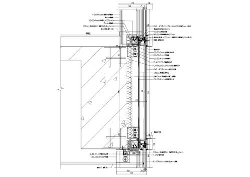 幕墙玻璃节点图配图